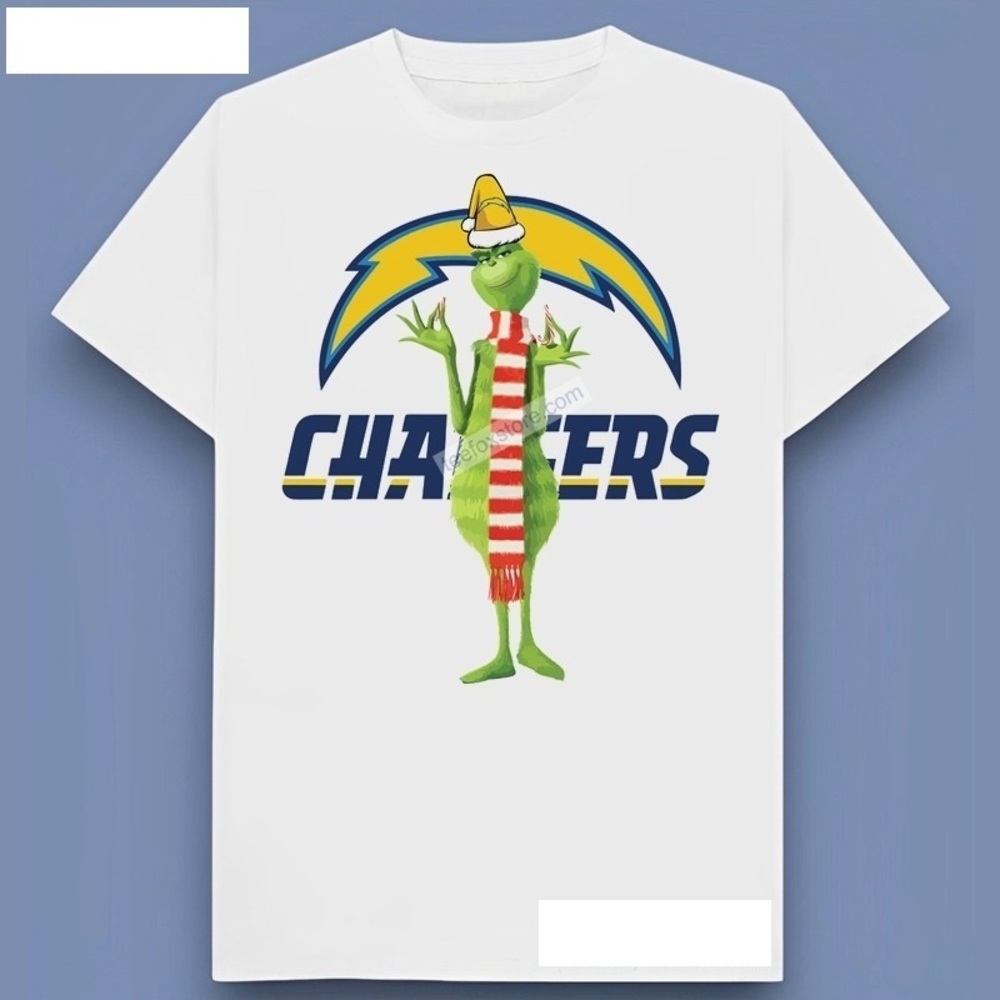 The Grinch Los Angeles Chargers Graphic TShirt